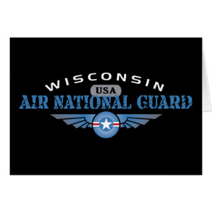 Wisconsin Luft nationalgarde Hälsningskort
