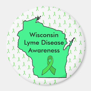 Wisconsin Lyme Disease Awareness Magnet
