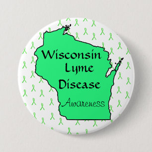 Wisconsin Lyme-sjukdom Medvetenhet Knapp