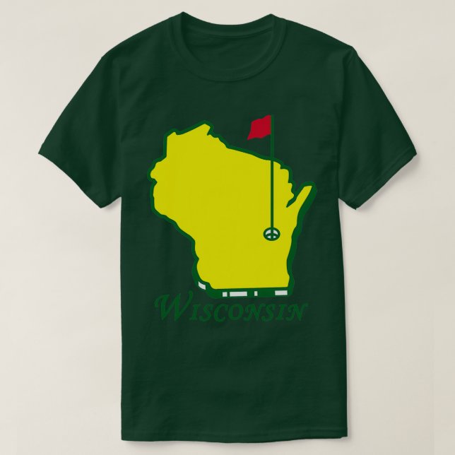 Wisconsin Masters Golf T Shirt (Design framsida)