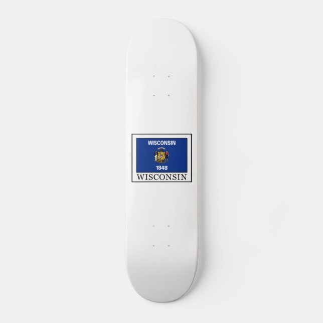 Wisconsin Mini Skateboard Bräda 18,7 Cm (Framsida)