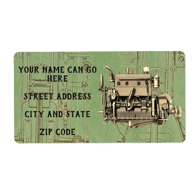 Wisconsin Motor Milwaukee Wisconsin-gasmotor B-3 Fraktsedel (Framsidan)