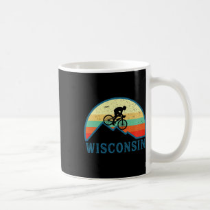 Wisconsin Mountainbike Retro Wisconsin Mtb Berg Kaffemugg