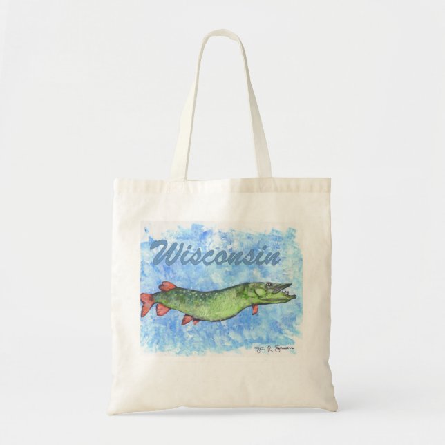 Wisconsin Muskie Tygkasse (Framsidan)