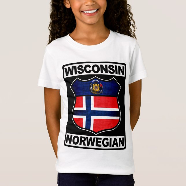 Wisconsin norrmanamerikan tröja (Framsida)