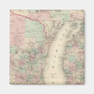 Wisconsin och Michigan Magnet