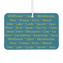 Wisconsin Ord Car Luft Freshener