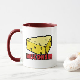 Wisconsin ostwedge mugg