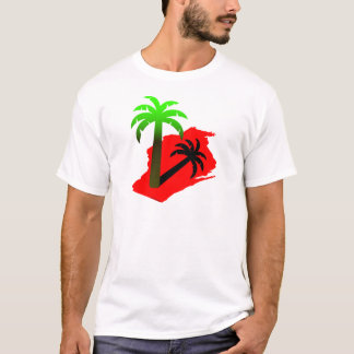 Wisconsin palmträd t-shirt