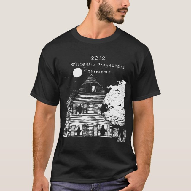 Wisconsin paranormal konferensutslagsplats 2010 t-shirt (Framsida)