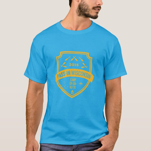 Wisconsin Passera-I skjortan Tee (Framsida)