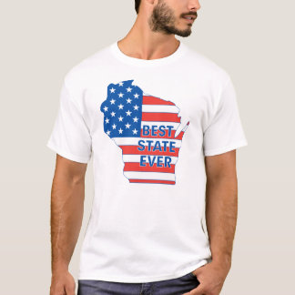 Wisconsin påstår patriotiskt "bäst någonsin ", tröja