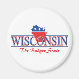 Wisconsin patriotiska magneter