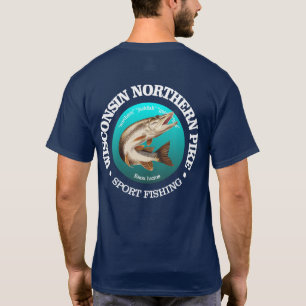 Wisconsin Pike Fishing T Shirt