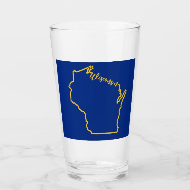 wisconsin Pint Glass Glaskopp (Framsida)