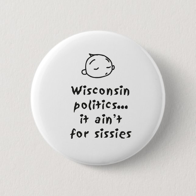 Wisconsin politik knapp (Framsida)