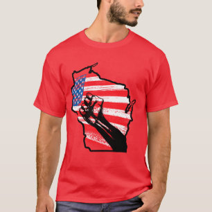 Wisconsin protestT-tröja Tröja