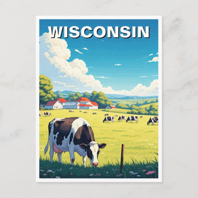 Wisconsin-resa Vykort (Framsida)