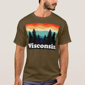 Wisconsin Retro T Shirt