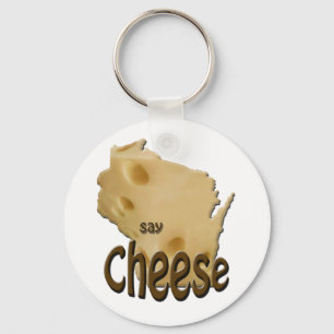 Wisconsin säger ost nyckelring