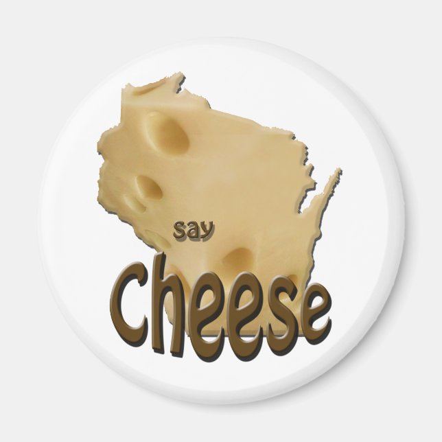 Wisconsin say Cheese Magnet (Framsidan)