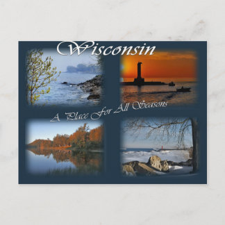 Wisconsin Seasons Vykort