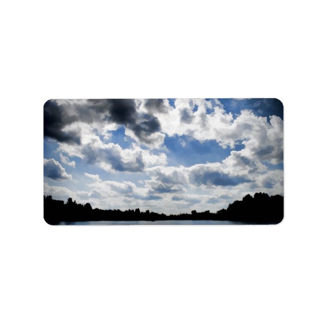 Wisconsin Sjö Adressetikett (Framsidan)