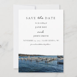 Wisconsin Sjö sparar datumet Spara Datumet