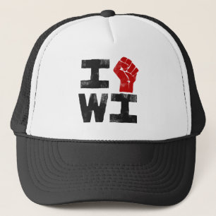 Wisconsin solidaritet truckerkeps
