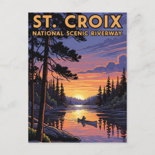 Wisconsin St Croix National Riverway Travel Vykort
