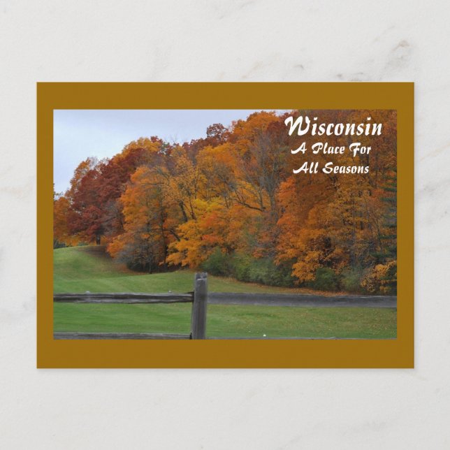 Wisconsin, Ställe för.. Vykort (Framsida)
