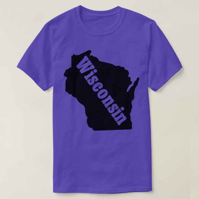 Wisconsin State 1 T Shirt (Design framsida)