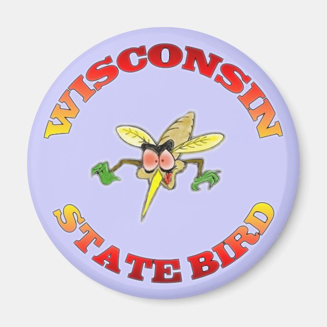 Wisconsin State Bird Magnet (Framsidan)