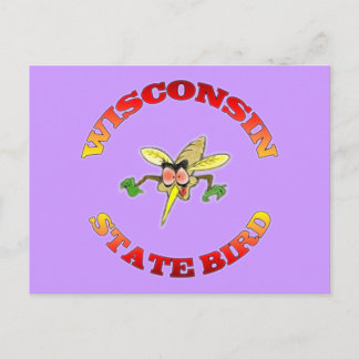 Wisconsin State Bird Vykort