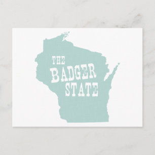Wisconsin State Motto Slogan Vykort