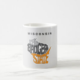 Wisconsin State Nickname Ord Art Kaffemugg