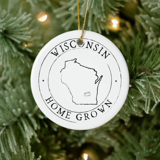 Wisconsin State Ornament (Träd)