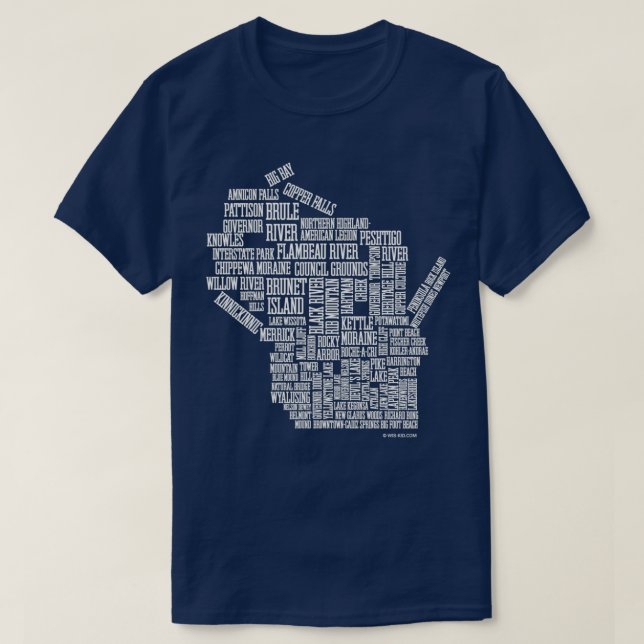 Wisconsin State Parks WisKid T Shirt (Design framsida)