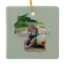 Wisconsin State Photo infoga och namn