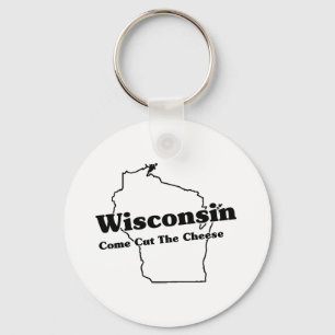 Wisconsin State Slogan Nyckelring