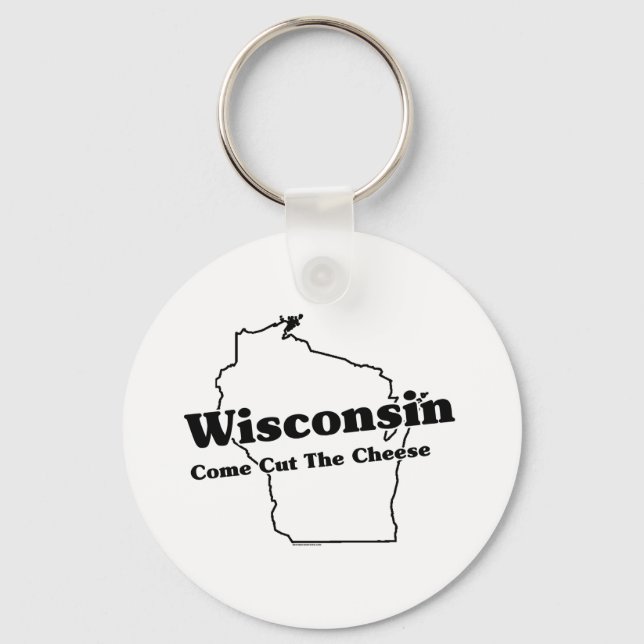 Wisconsin State Slogan Nyckelring (Framsida)