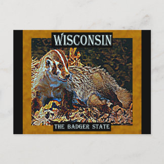 Wisconsin State Vykort