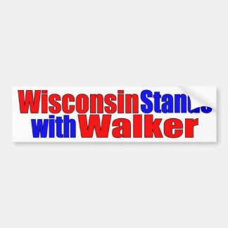 Wisconsin stativ med fotgängare bildekal
