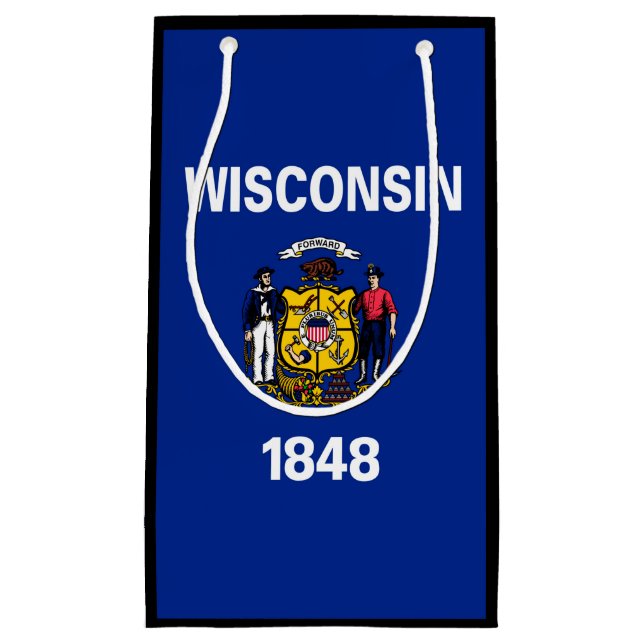 Wisconsin Statlig flagga Design (Framsidan)