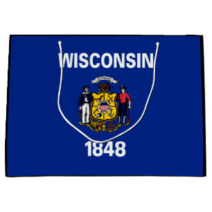 Wisconsin Statlig flagga Design