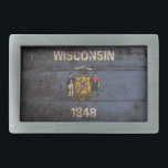 Wisconsin statlig flagga på gammalt Wood korn<br><div class="desc">Wisconsin statlig flagga på gammalt Wood korn Känselförnimmelsen frigör för att ändra designen enligt dina egna preferenser. Du kan ändra designläget, riktningen, bakgrundsfärgerna och formatet. Också kan du tillfoga din egna text eller sloganuppsättningen dess stilsort, läge och format, all för att skapa den ultimat personliga gåvan för dig och dina...</div>