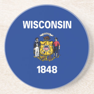 Wisconsin Statlig flagga Underlägg