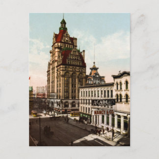 Wisconsin Street Milwaukee Vykort