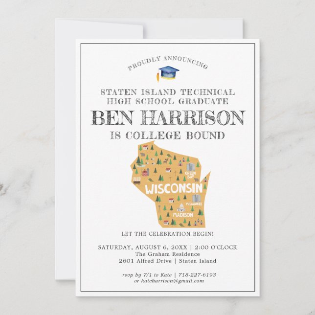 Wisconsin | Studentfest för sammanslagning av koll (Framsida)