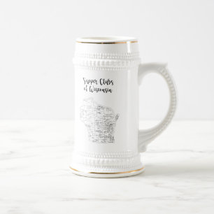 Wisconsin Supper-Klubb Thmet Beer Stein Sejdel
